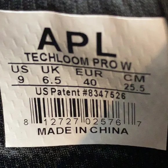 APL Techloom Pro Black/Gold Athletic Running Shoes Women's Size 9 - Picture 12 of 12